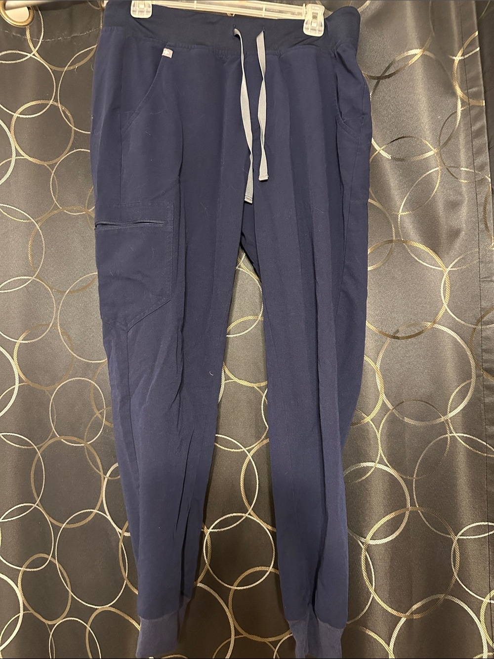 Figs Navy Women's Jogger Pants with Drawstring